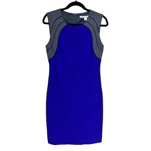 Diane von Furstenberg Hallie‎ Colorblock Dress Women’s Size 8